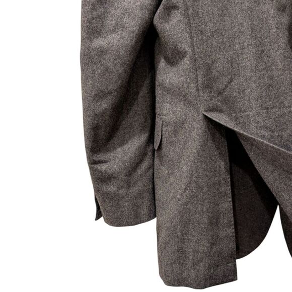 SuitSupply VBC Men's 42L Havana Slim Fit Pure Wool Charcoal Three Button Blazer - Picture 5 of 11